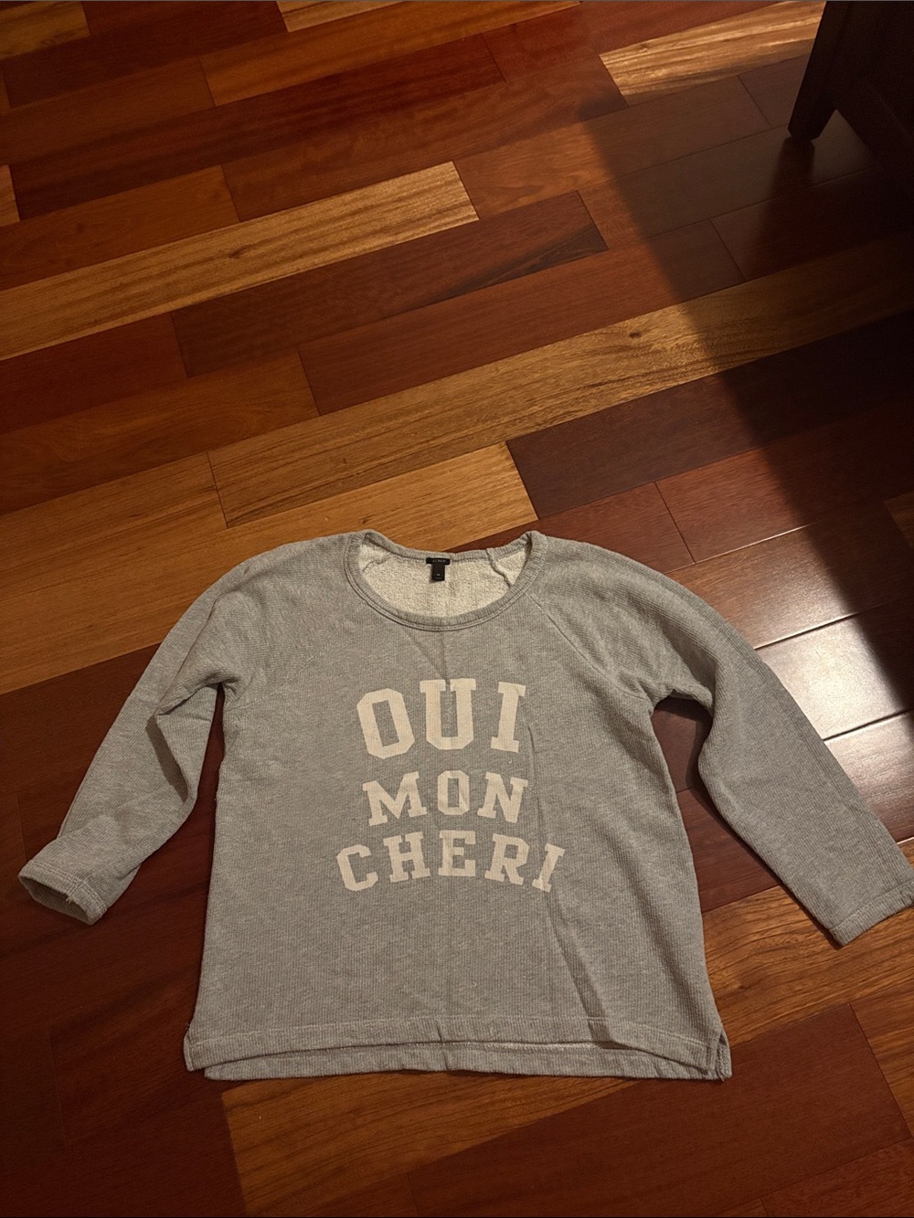 Oui mon Cheri j.crew sweatshirt